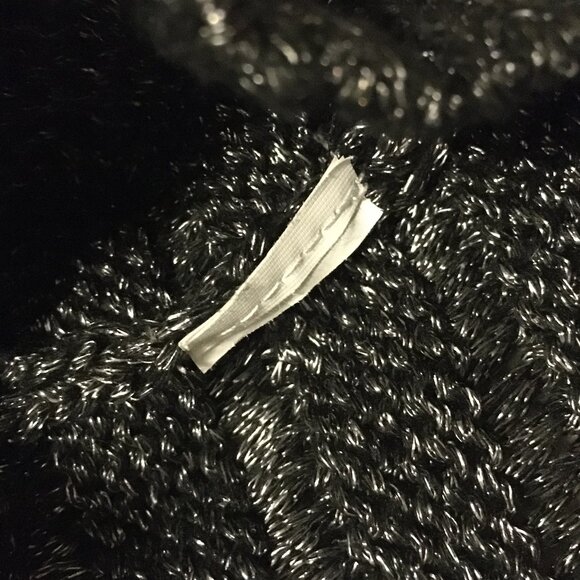 Calvin Klein Jeans Charcoal Metallic Knit Shaker Sweater - Picture 11 of 16